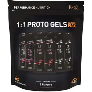 Torq Boîte De Gels énergétiques 1:1 Proto 60g 6 Unités pas cher