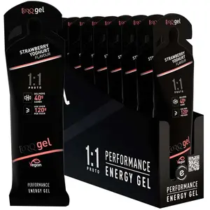 Torq Boîte De Gels énergétiques 1:1 Proto Yogurt À La Fraise 60g 12 Un... pas cher