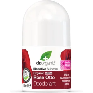 6x Dr. Organic Rozen Deodorant 50 ml pas cher