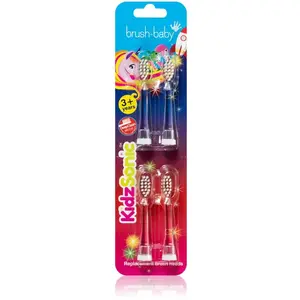 BrushBaby 4x Brosse-Bébé Conseils Pour La Brosse À Dents Sonique Kidzs... pas cher