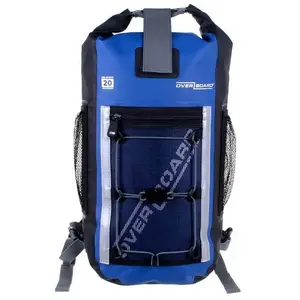 OVERBOARD Sac à Dos Étanche Modèle Pro Sport - 20 Litres - Bleu pas cher