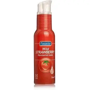 Pasante Wild Strawberry Flavoured Lube - 1 x 75 ml Bottle pas cher