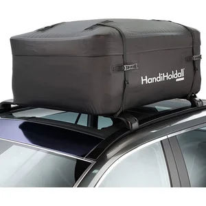 HANDIWORLD HandiHoldall 400 Litres - Coffre de toit souple - Pliable - Etanche - Noir pas cher