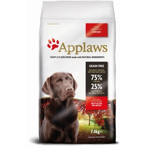 7,5kg Adult Large Breed Applaws, poulet - Croquettes pour chien pas cher