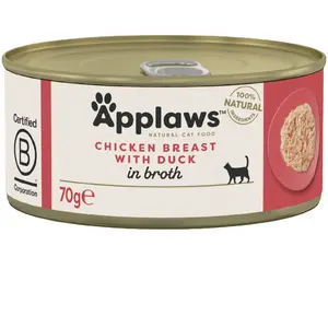 Applaws Cat Blik Chicken & Duck - Kattenvoer - 70 g pas cher