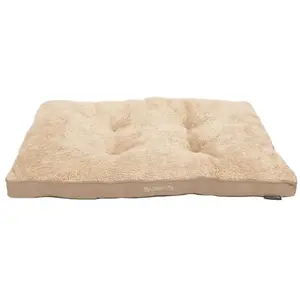 Scruffs Cosy - Comfortabel hondenkussen in 4 kleuren - Met imitatie suède buitenvoering en superzachte binnenvoering - 100 x 70 cm - Caramel Brown - 100 x 70 cm pas cher