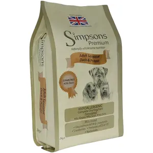 Simpsons Premium Adult Sensitive canard, pommes de terre - 2 kg pas cher