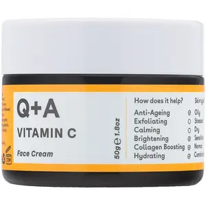 Q+A, Crème visage, Vitamin C Face Cream 50g (Tonique visage) pas cher
