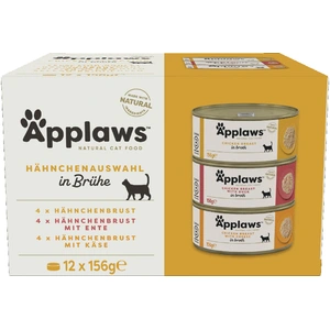 Offre d'essai : boîtes Applaws 12 x 156 g pour chat - lot mixte au poulet pas cher