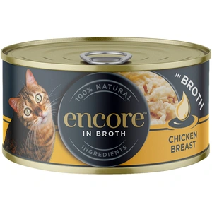 Encore 100% naturel pour chat mouillé, poulet avec fromage en étain 70 g (16 x 70 g) pas cher