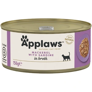 6x156g Applaws, maquereau & sardine - Pâtée pour chat pas cher