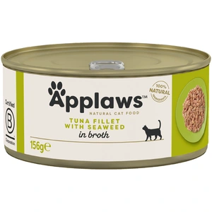 6x156g Applaws, filet de thon & varech - Pâtée pour chat pas cher