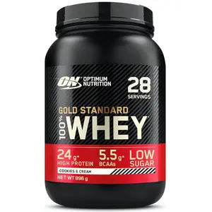 Comparateur de prix : Optimum Nutrition Gold Standard 100% Whey 900g Optimum Nutrition Cookie