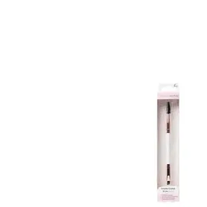 Brosse duo à sourcils blanc et or Brushworks pas cher