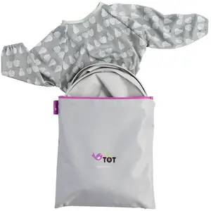 Kit bavoir et plateau transportable - TIDY TOT - Dove Grey - Mixte - A... pas cher