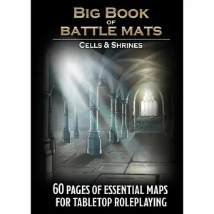 Big Book of Battle Mats: Cells & Shrines - RPG Maps pas cher
