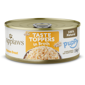 6x156g Applaws Puppy Taste Toppers Natural Alimentation pour chiens au blanc de poulet humide pas cher