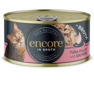 Encore 16 x 70 g boîtes pour chat - filet de thon, saumon pas cher