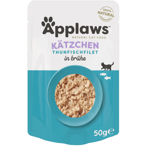 Applaws Natural Kitten en bouillon 12 x 50 g pour chat - filet de thon pas cher