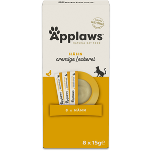 8x15g Applaws Friandise crémeuse au poulet Friandises pour chats pas cher