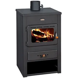 Poêle à bois Prity K12   104 kW Noir Graphite Classe A Design CompactVendu parcdiscount