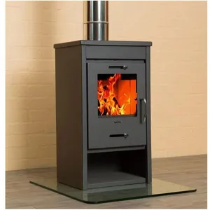Poêle à bois V05 Deluxe LG   9 kW design élégant et compact pas cher