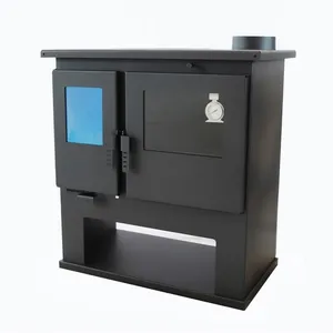 Cuisinière bois Verso CS Lite 7,7 kW - Plaque & four intégrés pas cher