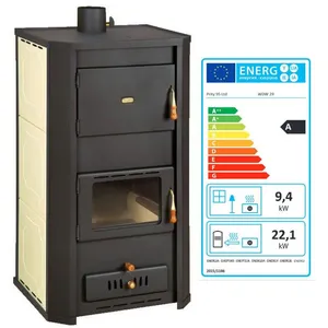 Poêle PRITY WD W29 315 kW Chauffage central échangeur d’eau pas cher
