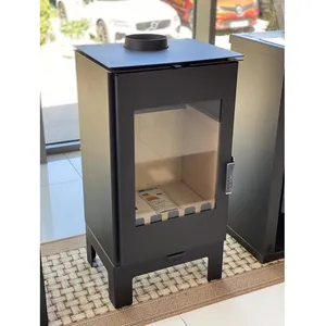 Poêle à bois Verso Ina L 7,5 kW - Haut rendement - EEK A pas cher
