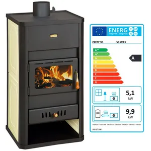 Poêle PRITY S3 W13 15 kW  Chauffage central  Échangeur d’eau pas cher