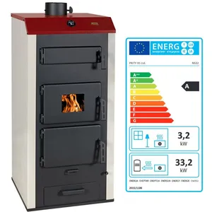 Poêle PRITY NS32 364 kW  Chauffage central  Échangeur d’eau pas cher