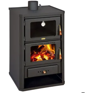 Poêle PRITY FG 14,2 kW - Four intégré - Chauffage & cuisson pas cher