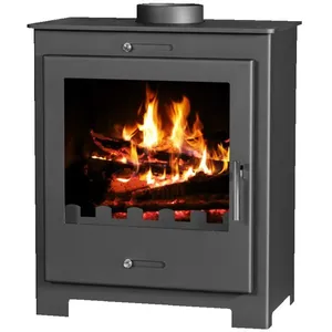 Poêle à bois hydro V05 Nero Lux B   11 kW avec échangeur d eau et desi...Vendu parcdiscount