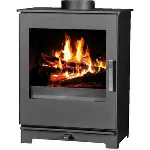 Poêle à bois V05 Neo 5 kW avec prise d’air extérieure et design compact pas cher