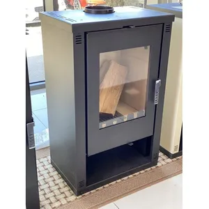 Poêle à bois Verso Theia - 75 kW Design moderne et chauffage efficace pas cher