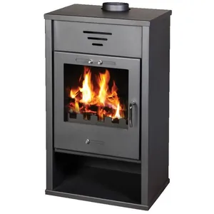 Poêle à Bois avec Thermocheminée V05 Triumph B - 15 kW  Chauffage à Ea...Vendu parcdiscount