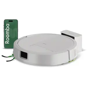 iRobot ROOMBA 115 - Robot aspirateur laveur - 15 000 Pa - 240 ml - Blanc pas cher