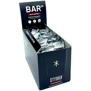 Styrkr Boîte De Barres énergétiques Bar30 Chocolat Noir 42g 12 Unités pas cher