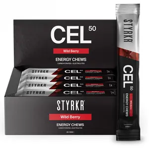 Styrkr Boîte De Gommes énergétiques Cel50 Baie 18 Unités pas cher