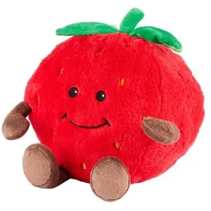 SOFRAMAR Peluche Bouillotte Fraise pas cher