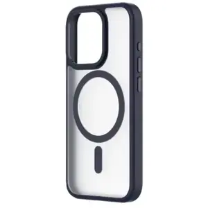 Coque pour iPhone 15 Pro - QDOS - Hybrid Soft - Bleu - Compatible MagSafe pas cher