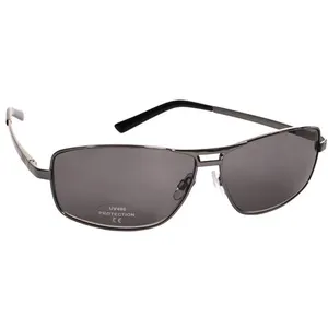 Trespass Enforcement Lunettes de Soleil Mixte Adulte, Métal Foncé pas cher