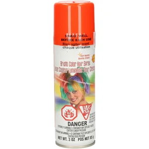 Goodmark Carnaval verkleed haarverf/haarspray - supporters - oranje - busje 125 ml pas cher