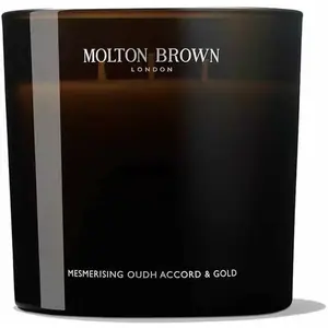 Molton Brown Bougie Parfumée Home Fraance Mesmerising Oudh Accord & Gold 3 Wick Scented Candle - 600 gr pas cher