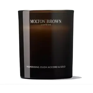 Molton Brown Bougie Parfumée Home Fraance Mesmerising Oudh Accord & Gold Scented Candle - 190 gr pas cher