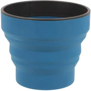 Lifeventure Tasse Pliable Unisexe en Silicone pour Camping, Voyage et extérieur, Bleu Marine, Taille Unique