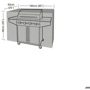 GARLAND Housse de protection barbecue rectangulaire 165 cm de long pas cher