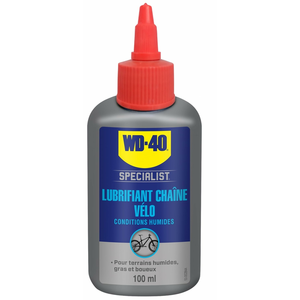 Comparateur de prix : LUBRIFIANT CHAINE 100 ml Conditions Humides WD40 vélo