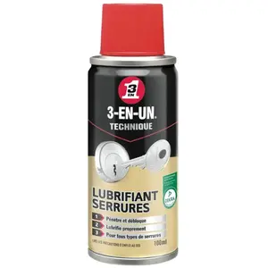 WD40 COMPANY Lubrifiant pour portes et fenêtres 3-EN-UN technique, Aérosol 250 ml ( Prix pour 1 ) pas cher