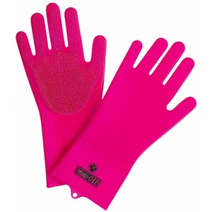 Muc-Off Gants de Nettoyage en Silicone, Grande Taille Mixte, Rose pas cher